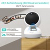 Alaga Security Indoor Cam 3K Indoor Surveillance Camera, WiFi, Swivelling,