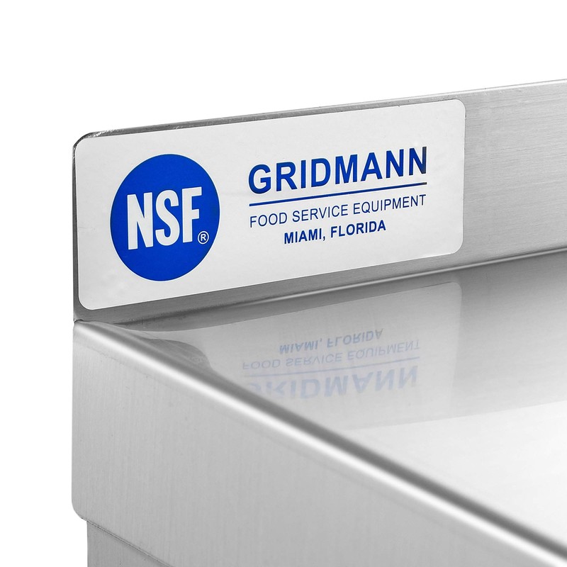 GRIDMANN NSF Stainless Steel 14" x 48" Kitchen Wall Mount