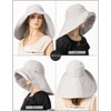 Loo&c Wide Brim Grande UV Hat, 100% Light Protection, Long