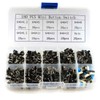 HUAZIZ 200 Pieces 10 Values Tactile Push Button Switch, Button