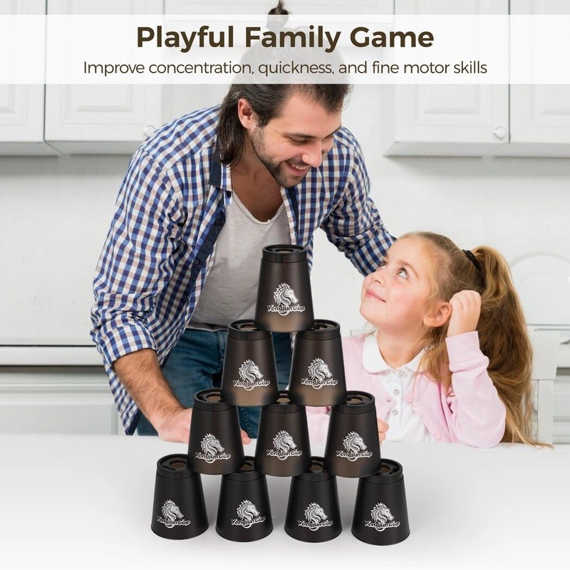yeesport 12 Pcs Sport Stacking Cups, Sport Training Game for