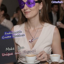 Guitar Picks 30 Pcs Guitar Pick Celluloid with Pick Holder Guitar Necklace Mini Nail File with Storage Box, 3 Thickness Variety Colorful Plectrums for Guitars Ukulele bass Gitafish Accessories