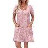 OFEEFAN Summer Dresses for Women 2025 Beach Vacation Loose U