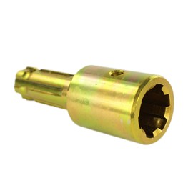Eparts, Inc. E-PA05 PTO Adapter, Female 1-3/8" & 6 Spline, Male 1-1/8" & 6 Spline, 70HP