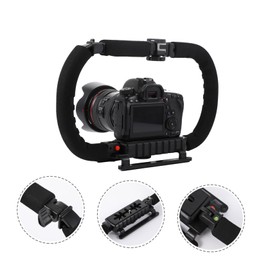 KOMBIUDA Rig Handheld Camera Stabilizer with Non Slip Base Screw for DSLR Mobile Phones Comfortable Sponge Armrest for Versatile Use Photography Enthusiasts