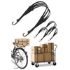 OZMAIN Rubber Bands, Bungee Cords, Luggage Securing Belts, Elastic, Prevents