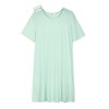 AVIIER 100% Cotton Hospital Gowns for Women Open Back Tear