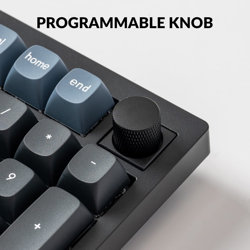 Keychron V5 Wired Custom Mechanical Keyboard Knob Version, 96% Layout