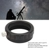 M35 to 1.25inch Focuser Adapter, Aluminum Alloy Precise Telescope Focuser