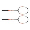 2 Pcs Carbon Fiber Badminton Rackets Ultra Light Adult for