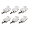 uxcell Shelf Support Pegs 20pcs Glass Shelf Pins Bracket Zinc