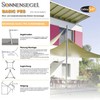CelinaSun Shade Sail with Attachment Ropes Basic HDPE or PES