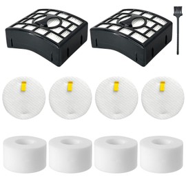 NV680 NV801 Filter Replacement Parts for Shark Rotator DuoClean Powered Lift Away Speed Vacuum NV680 NV681 NV682 NV683 NV872 NV800 NV801 NV803 UV810,XHF680 XFF680，2 HEPA+4 Foam&Felt Filters