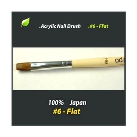 Decori Adoro Acrylic Nail Brush #6 Flat