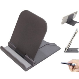 Compact Thin Folding Smartphone Stand Portable Smartphone Holder Slim Mobile Stand Type: SZ-CST (DARK GRAY)