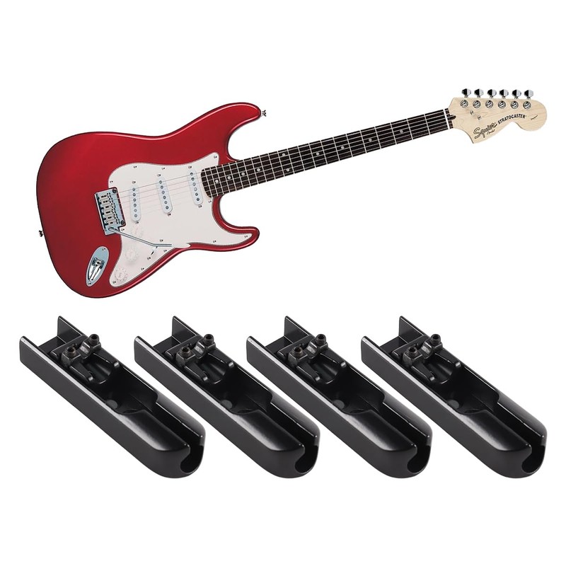 Gorise 4 Pcs Bass Guitar Bridge Individual Bass Guitar Bridge