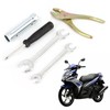 Motor Repair Screwdriver, Metal Motorcycle Repair Tool Kit Wrench +