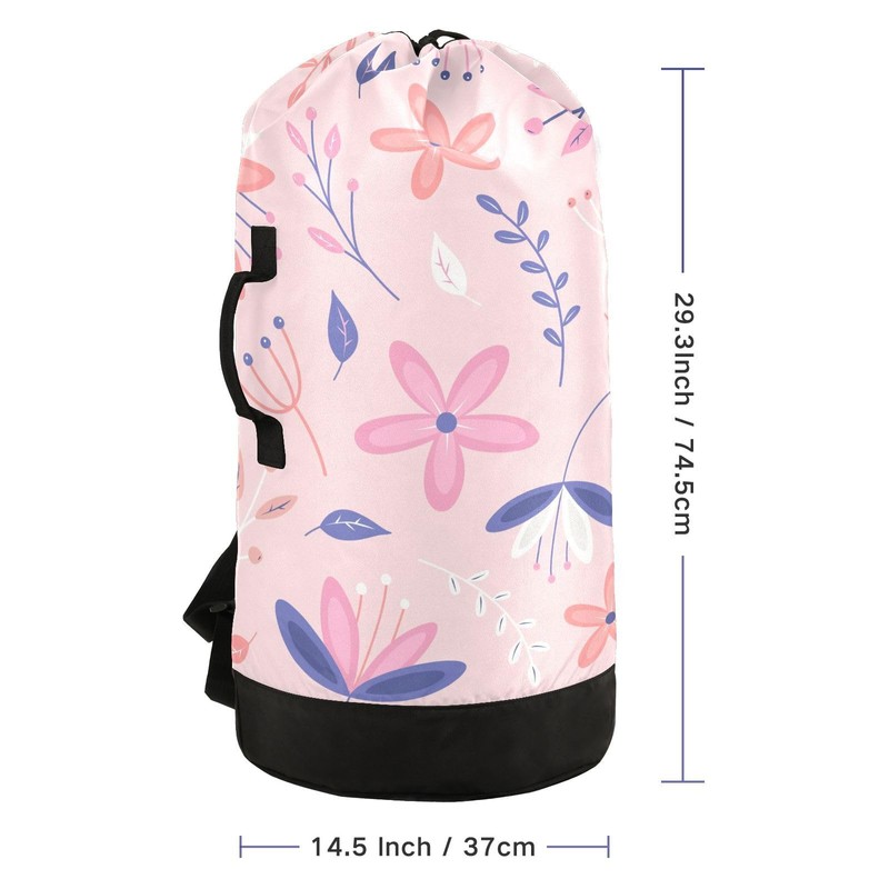 Laundry Backpack Laundry Bag with Adjustable Shoulder Straps Handle Dirty