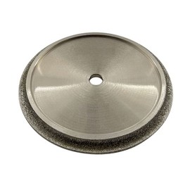 Diamond Profile Wheel for Granite, Quartz, and Travertine for Tile Saws - 7" Diameter Shape B - 1/2" Radius Demi-Bullnose #40/50 Grit