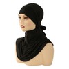Hophor Hijab Undercaps Slouchy Beanies Cap With Tie Non-slip Caps