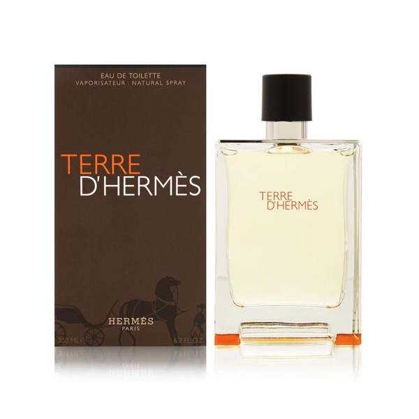 Hermes Terre D' Hermes Eau De Toilette Spray for Men, 6.7 Ounce / 200 Ml