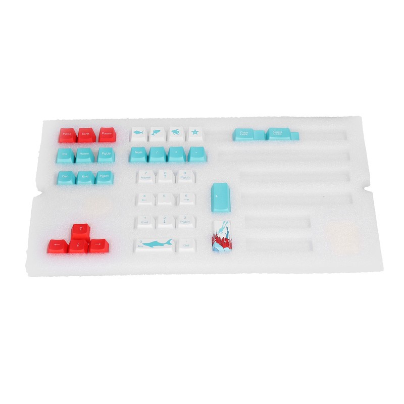 110 Keycap Puller Universal Ergonomic Oil Resistance Keyboard Keycaps for