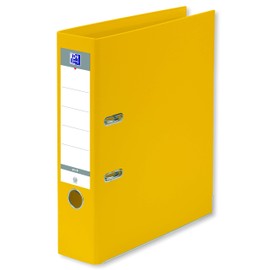 OXFORD Smart Pro+ Lever Arch File A4XL 80 mm Spine 2 Rings Polypropylene Cover Yellow