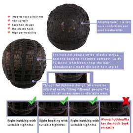 Short Natural Grey Wig, Adjustable Curly Wig with Comfortable Intranet for Daily Use, Compatible with Older Women