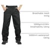 33,000ft Men's Rain Pants, Waterproof Rain Over Pants, Windproof Outdoor