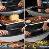 AILUROPODA 12-Inch Pizza Rocker Blade Cutter, Stainless Steel with Protective