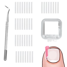 Correction Ingrown Toenails Set, 40 Pieces, Painless Toenail Smoothing Strips with Toenail Lifter, Nail Filler for Correcting Toenail Ingrown
