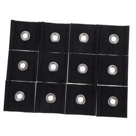 Ipetboom 12pcs Rv Awning Hooks Durable Camping Rail Fittings for Awning Installation Compatibility for Tent Piping and Lighting Black Color for Enhanced Rv Experience