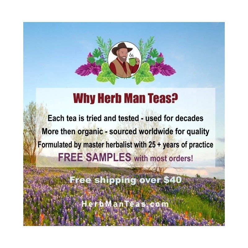 HERB MAN TEAS Digestive Tea #402 for Gas, Bloating, Weak