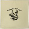 Azeeda 40cm x 40cm 'Beware Of Dog German Shepherd '