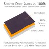 Ladies Large Long Leather Wallet RFID Protection, purple, Vintage