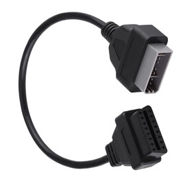 GOTOTOP Cable Adaptador OBD2 de 14 Pines a 16 Pines, Cable Conector de Diagnóstico paracon Interfaz Hembra de 14 Pines