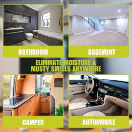 MOISTURESORB Reusable Mold & Mildew Smell Eliminator: Rid Odor in 150 Sq. Ft.