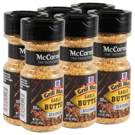 McCormick Grill Mates Garlic Butter Seasoning, 3.1 oz (Pack of 6)
