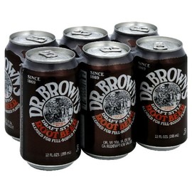 Dr. Brown Root Beer Soda 6 pack, 12-ounces (Pack of4)