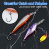 Inline Single Hooks Single Replacement Hooks for Fishing Baits Lures