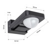 Maclean MCE243 Infrared Motion Sensor with Twilight Sensor, 360° Detection