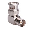 BNC 90° Right Angle Adapter Coupler Coax Connector Female to