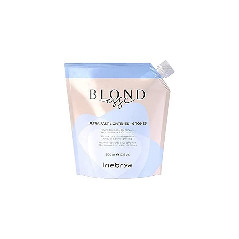 Inebrya blondesse ultra fast lightner polvere decolorante blu 9 toni