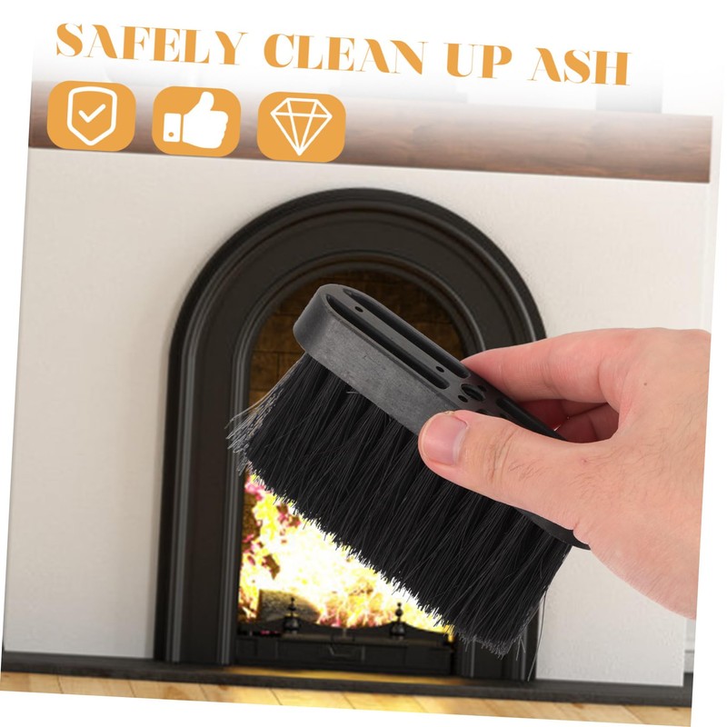 ULTECHNOVO 3sets Fireplace Brush Replacement Head for Easy Cleaning Coir