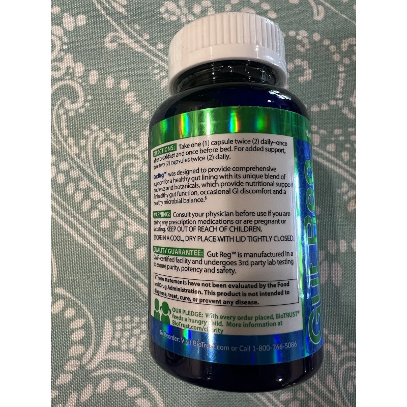 BioTrust 60ct BioTRUST GUT REG Advanced Probiotic & Gut Health