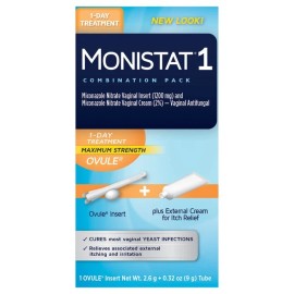 Monistat 1 Combination Pack Ovule+Cream Kit