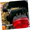 Ipetboom LED License Plate Light for Motorcycles Compact Tail Light