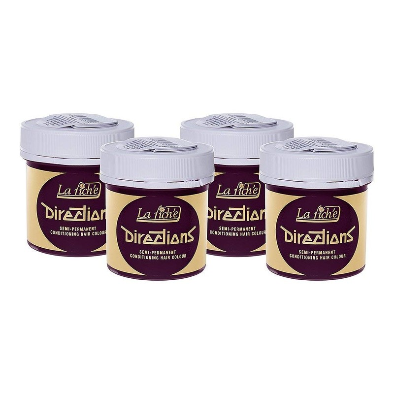 4 x LaRiche Directions Hair Dye Dark Tulip 88 ml