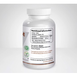 Maca Root Capsules 2500mg 180 Vegetarian and Vegan Tablets - 6 Month Supply Made in UK Futurevits