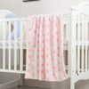 Crevent Lightweight, Cosy, Warm Plush Fleece Baby Blanket for Girls,